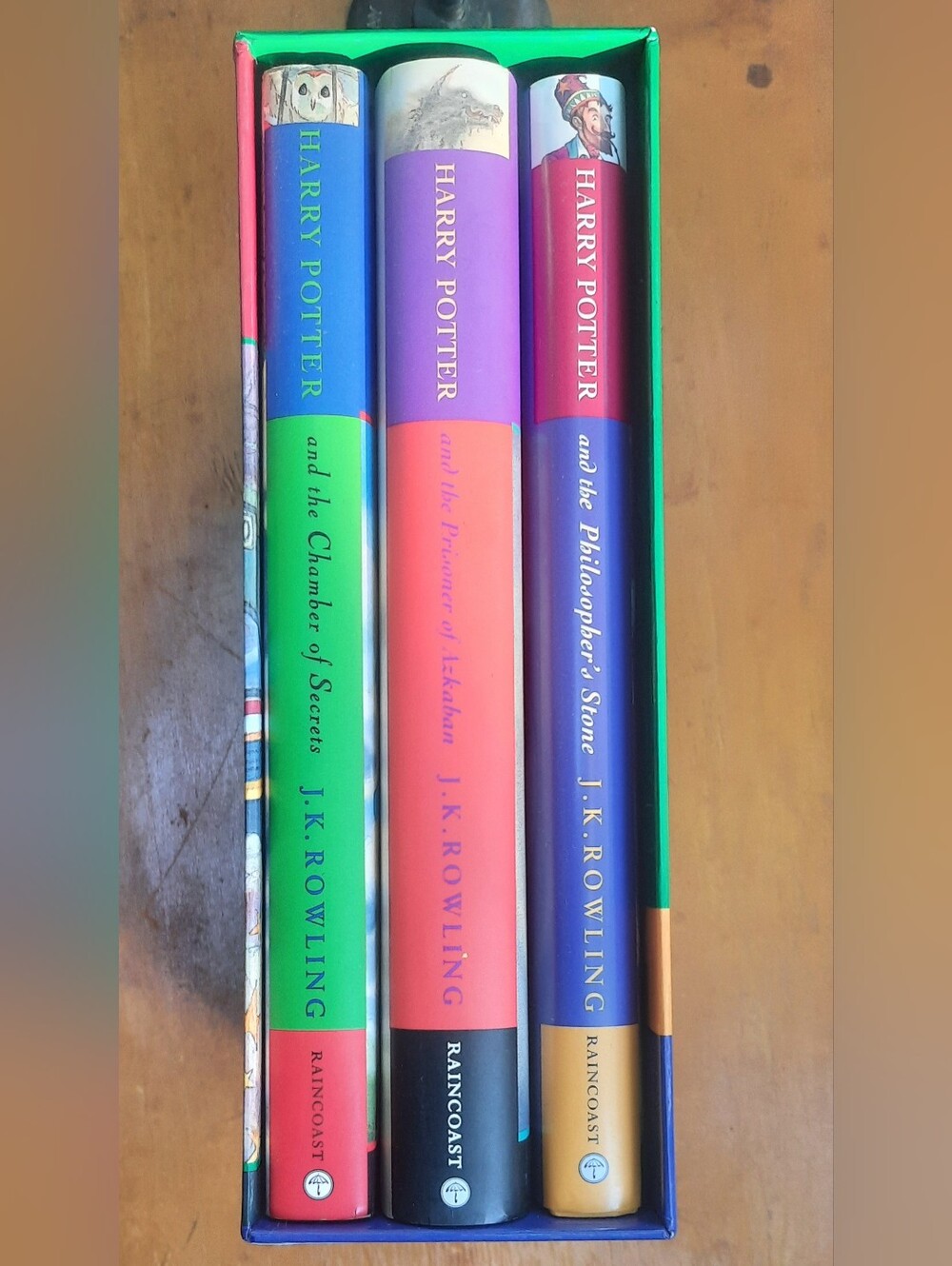 Vintage Harry Potter 3-Book Boxed Set (1999 Raincoast Canadian Edition)